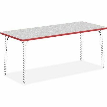 LORELL TABLETOP, ACTTY, 30X72, GY/RD LLR99921